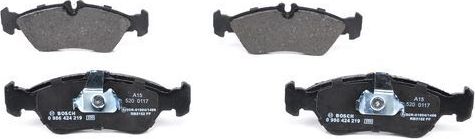 Тормозные колодки Bosch. Артикул 0 986 424 219