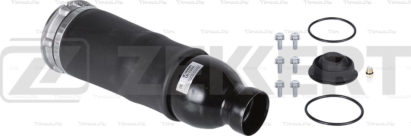 Пневмоподушка (пневморессора) Zekkert передняя для Audi A6 allroad I (C5) 2000-2005. Артикул LD-1353