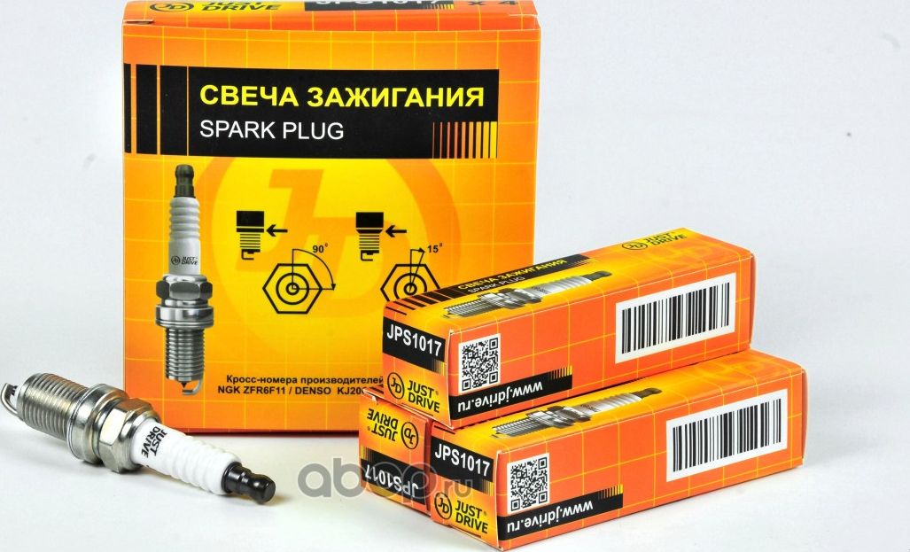 Свеча зажигания /ZFR6F11/KJ20CRL11 (Just Drive). Артикул JPS1017