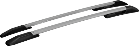 Рейлинги АПС (без паза) для Hyundai Creta II 2021-2026 Серые. Артикул 0264-2П-БП-11