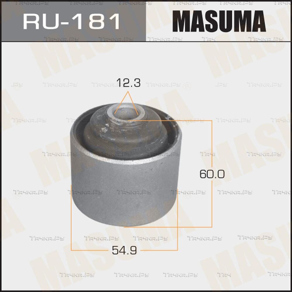 Сайлентблок заднего рычага подвески Masuma. Артикул RU-181