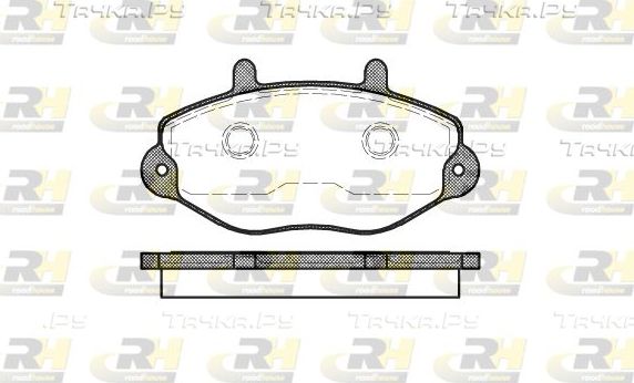 Тормозные колодки RoadHouse передние для Ford Transit IV 1991-1994. Артикул 2392.00