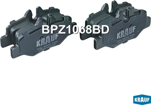Колодки тормозные (Krauf). Артикул BPZ1068BD