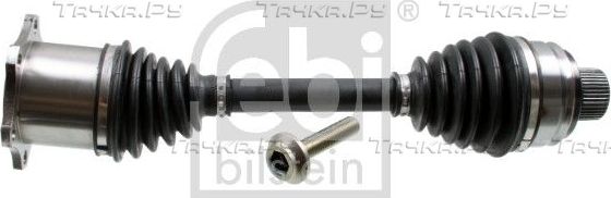Полуось (привод в сборе, приводной вал) Febi Bilstein передняя правая/левая для Audi A4 IV (B8) 2007-2015. Артикул 182885