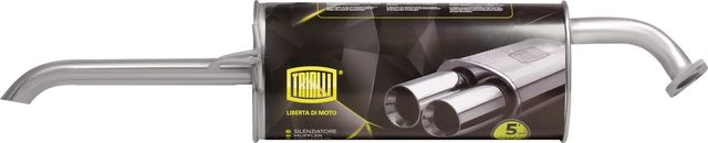 Глушитель (задняя часть) Trialli для Kia Rio III 2012-2017. Артикул EMM 0808