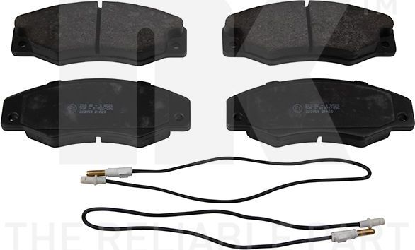 Тормозные колодки NK для Renault 21 1986-1995. Артикул 223950