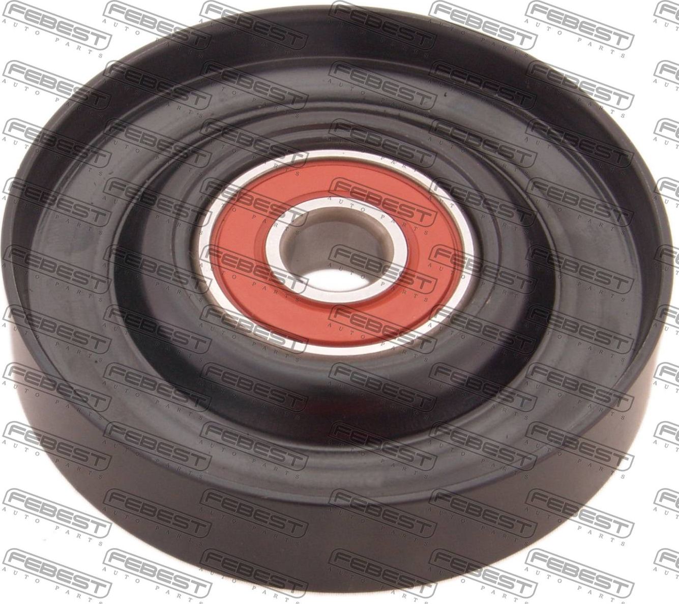 Натяжной ролик (натяжитель) приводного поликлинового ремня Febest. Артикул 0287-K12