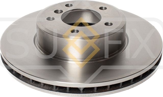 Диск тормозной передний правый/левый BMW 5 E60 2001-2010/BMW 5 Touring E61 2004- (Sufix). Артикул FX1001