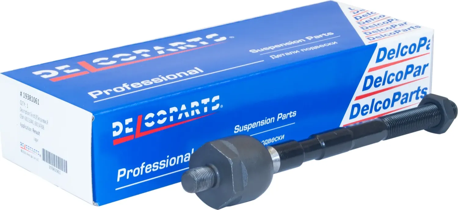 Тяга рулевая Renault Logan (Delcoparts). Артикул 19381061