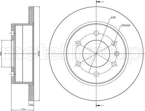 Тормозной диск Trusting. Артикул DF1131