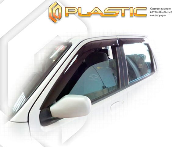 Дефлекторы СА Пластик для окон (Classic полупрозрачный) Chevrolet Cruze хэтчбэк правый руль 2001-2008. Артикул 2010030303628