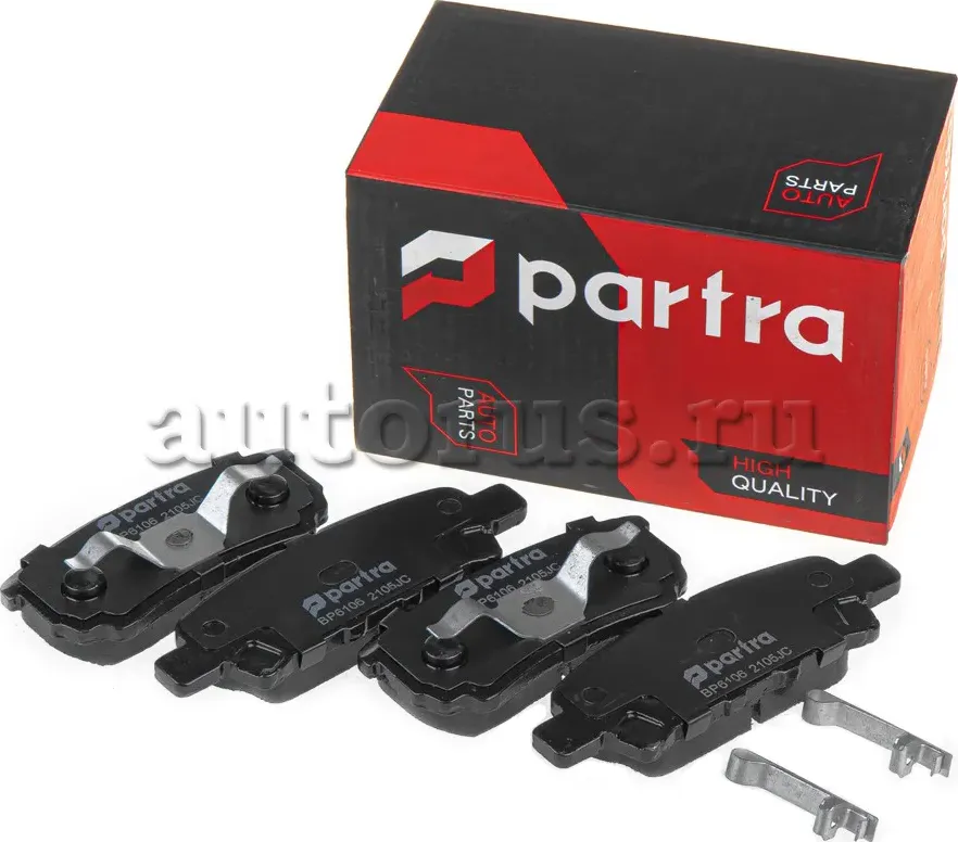 Колодки тормозные дисковые | перед прав/лев | (Partra) Partra. Артикул BP6106