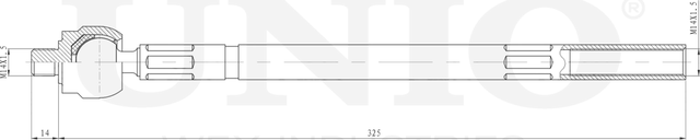 Тяга рулевая (Unio). Артикул SSP-30032