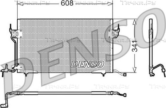 Радиатор кондиционера (конденсатор) Denso для Peugeot 308 II 2013-2026. Артикул DCN21032