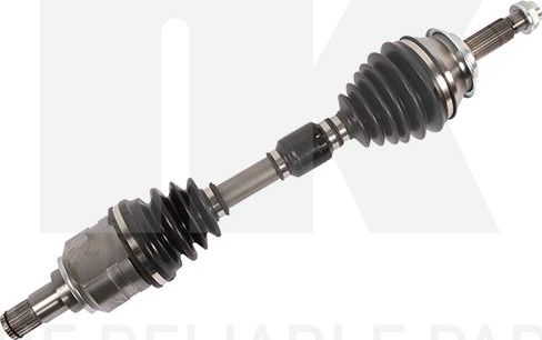 Полуось (привод в сборе, приводной вал) NK передняя левая для Toyota Prius III 2012-2015. Артикул 504514