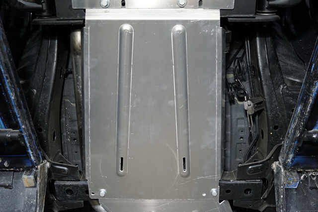 Защита алюминиевая ТСС (4 мм) для КПП Great Wall Poer 2021-2026. Артикул ZKTCC00508