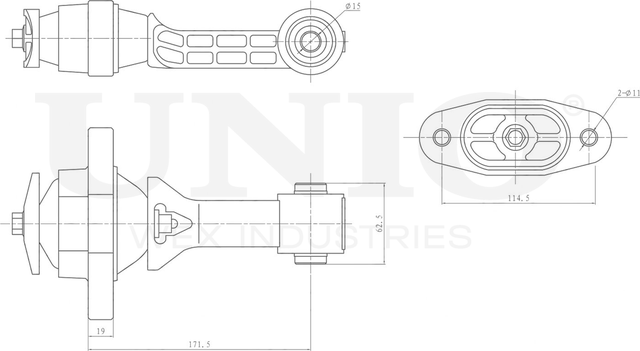 Опора двигателя (Unio). Артикул RMP-15039