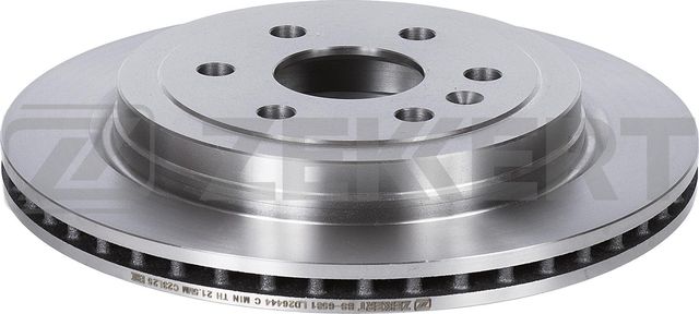 Тормозной диск Zekkert задний для Cadillac SRX II 2009-2016. Артикул BS-6581