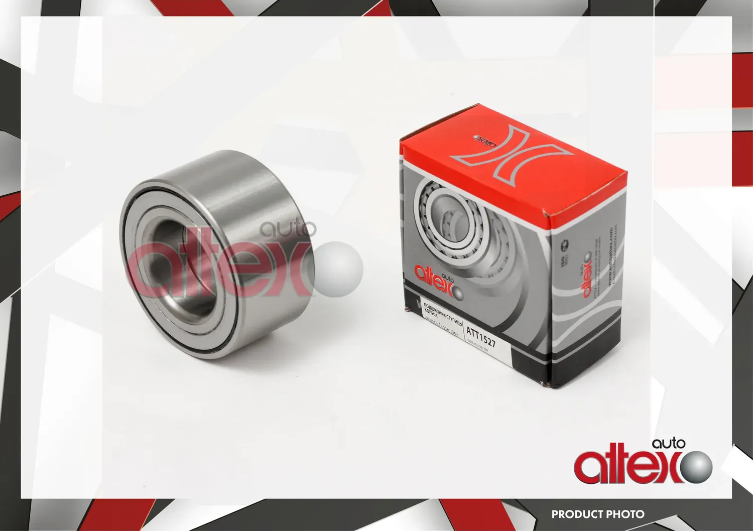 Подшипник ступицы передней ATTEX 37x72x37 ВАЗ Lada Largus (с АБС 96 по (Autoattex). Артикул ATT1527