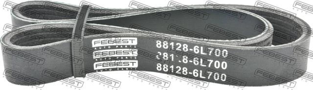 Приводной ремень поликлиновой Febest для Fiat Ducato II 1994-2006. Артикул 88128-6L700