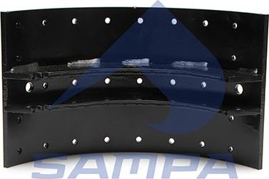 Тормозные колодки Sampa левые для Renault Premium I 1996-2006. Артикул 080.453