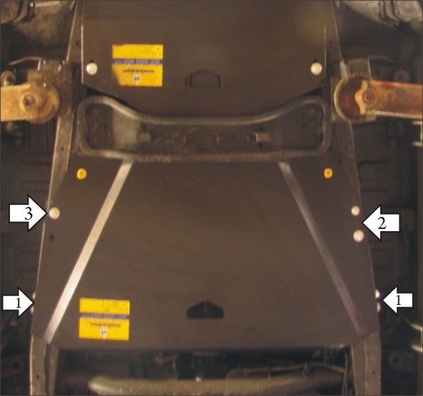 Защита Мотодор для РК Mitsubishi Pajero Sport II 2008-2015. Артикул 11316