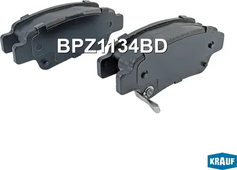 Колодки тормозные дисковые Krauf. Артикул BPZ1134BD
