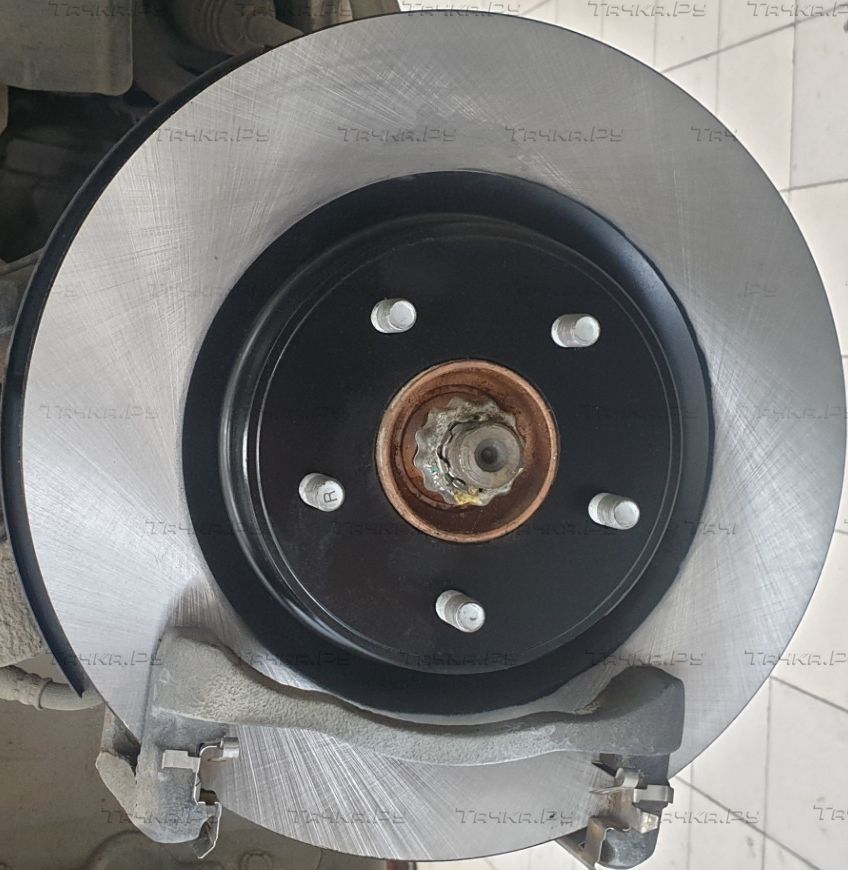 Тормозной диск NiBK передний для Nissan Murano Z52 2016-2026. Артикул RN1557