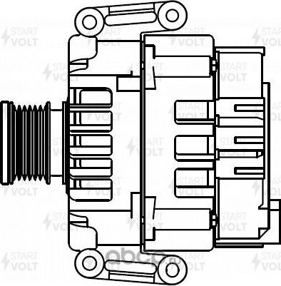 Генератор StartVOLT для Mercedes-Benz Sprinter 906 2006-2026. Артикул LG 1502