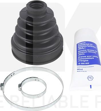 Пыльник шруса (комплект) NK (резина). Артикул 524509