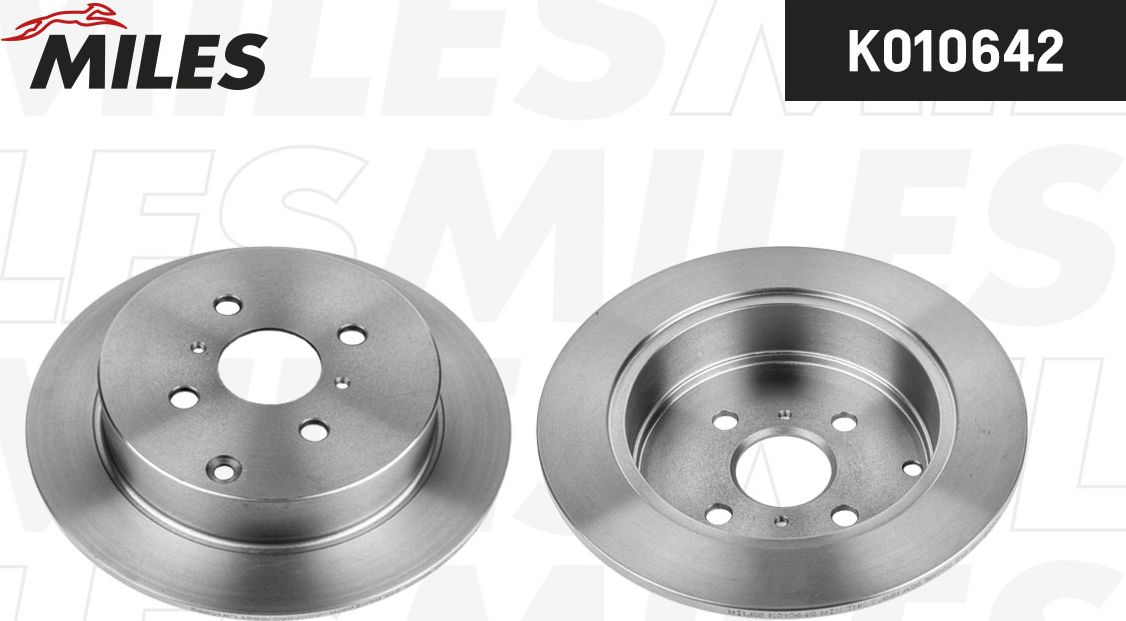Тормозной диск Miles задний для Geely FC (Vision) 2006-2012. Артикул K010642