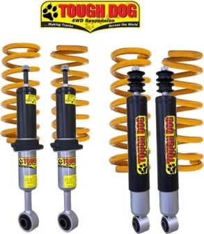 Лифт-комплект Tough Dog для Toyota Land Cruiser 300 2021-2026, перед без нагрузки лифт 40 мм, зад до 300 кг лифт 35 мм. Артикул TDTLC300-0-300