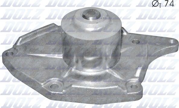 Помпа (водяной насос) Dolz для Nissan Micra K12 2004-2010. Артикул R227
