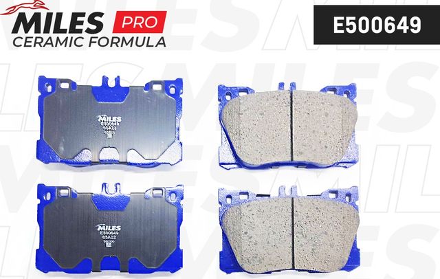 Тормозные колодки Miles (Керамика). Артикул E500649
