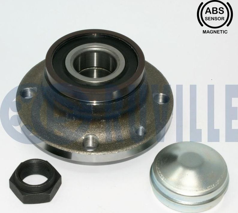 Ступица колеса с интегрированным подшипником (в сборе) Ruville задняя для Lancia Ypsilon III (Type 846) 2011-2026. Артикул 220742