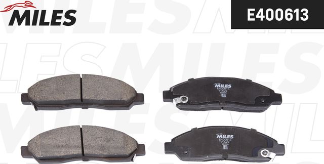 Тормозные колодки Miles (Low-Metallic). Артикул E400613