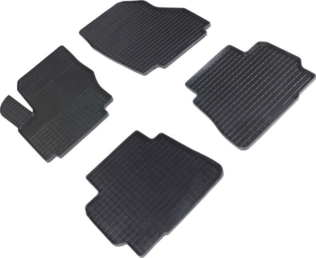 Коврики резиновые Seintex с узором сетка для салона Ford Mondeo IV 2007-2013. Артикул 00643