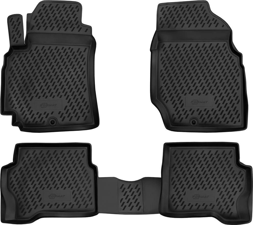 Коврики Format c повышенной износостойкостью для салона Nissan Almera Classic I 2006-2013. Артикул FORMAT.CARNIS00001