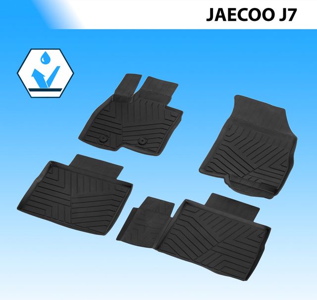 Коврики Rival для салона литьевые Jaecoo J7 2023-2026. Артикул 60801001