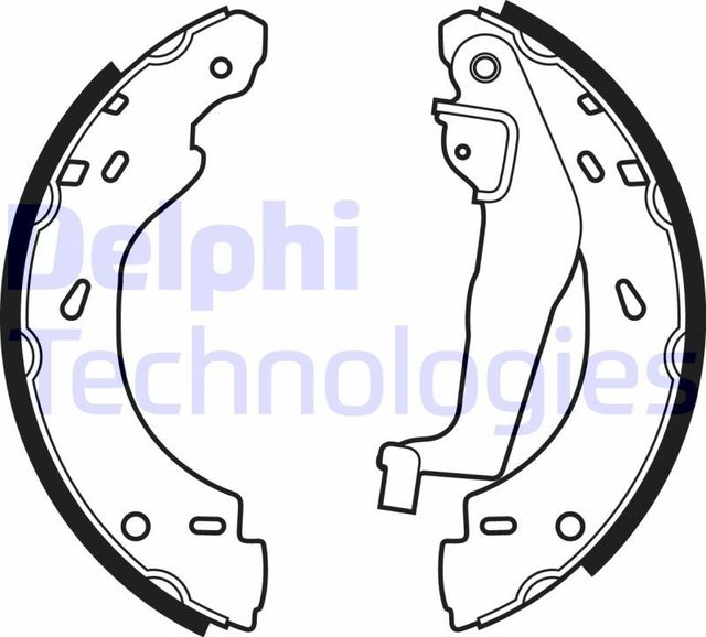 Тормозные колодки Delphi задние для Smart Roadster W452 2003-2005. Артикул LS1910