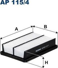 Воздушный фильтр Filtron для Mazda CX-30 I 2019-2026. Артикул AP 115/4