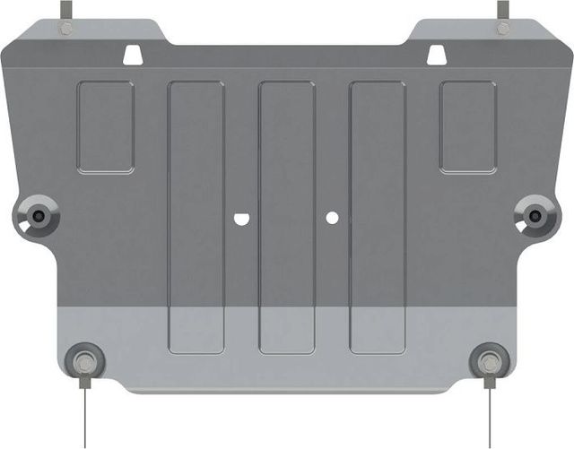 Защита алюминиевая Шериф (5 мм) для картера и КПП Nissan Qashqai II (только для европейского рынка) 2017-2021. Артикул 15.2623