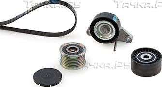 Приводной ремень поликлиновой с роликами (комплект) Gates Micro-V® Kit. Артикул K027PK1705