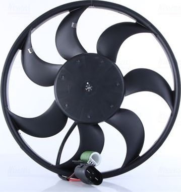 Вентилятор радиатора двигателя Nissens (полимерный материал) для Opel Astra G 1998-2009. Артикул 850070
