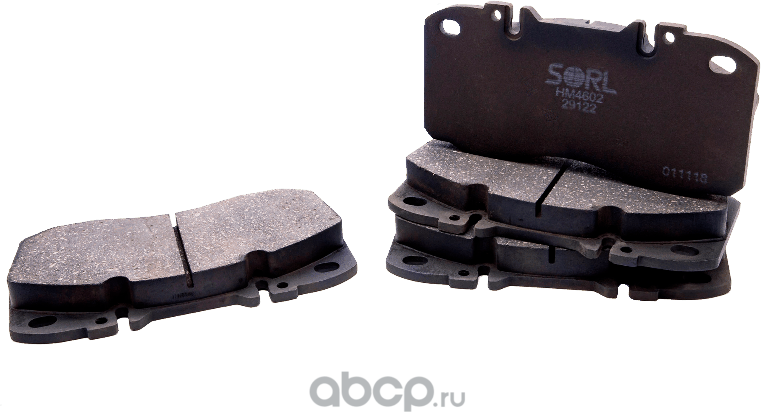 HM4602_колодки дисковые !/IVECO EuroCargo 60/65/75/95E.10/12/14/15 97 (Sorl). Артикул HM4602