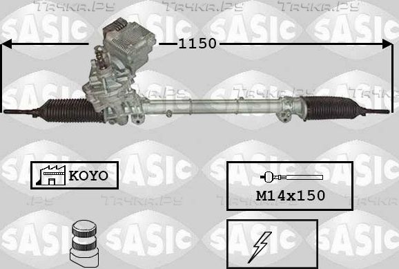 Рулевая рейка Sasic. Артикул 7176061