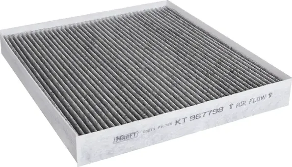 Фильтр салонный (угольный) Hyundai Solaris (17-), Creta (16-) / Kia Rio IV (Kraft). Артикул KT967798