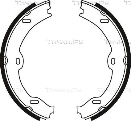 Тормозные колодки (стояночная тормозная система) TRW. Артикул GS8721