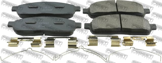 Тормозные колодки Febest передние для Ford F-150 XI 2008-2008. Артикул 2101-F150F