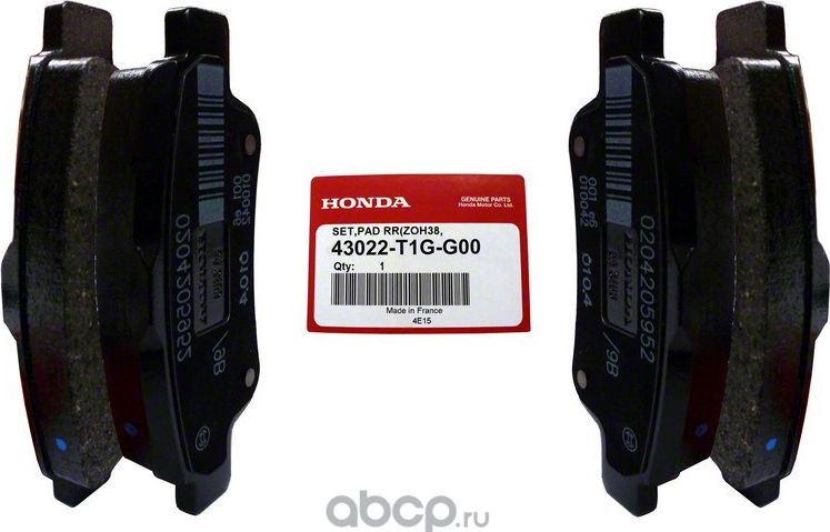 Тормозные колодки Honda. Артикул 43022T1GG00